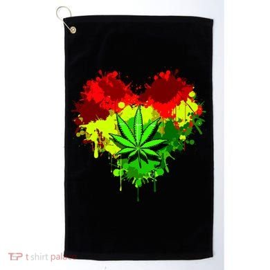 Love Weed Medical Marijuana Golf Towel