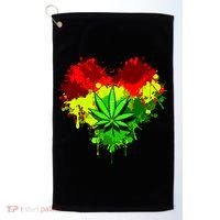 Love Weed Medical Marijuana Golf Towel thumb 0