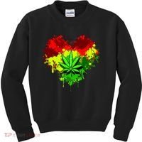 Love Weed Medical Marijuana Kids Sweatshirt thumb 0