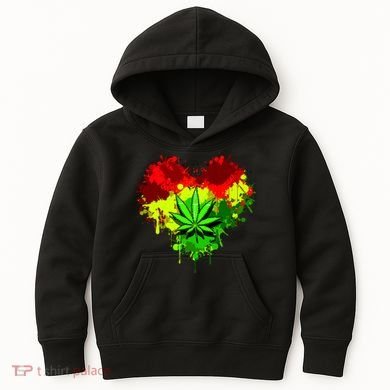 Love Weed Medical Marijuana Kids Hoodie
