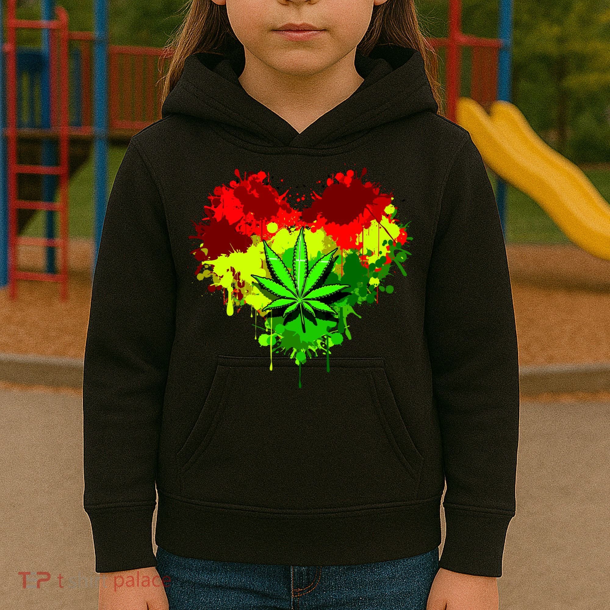 Love Weed Medical Marijuana Kids Hoodie