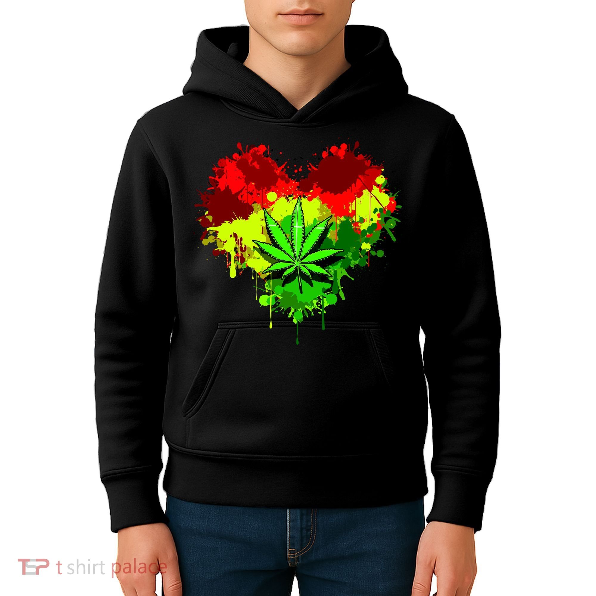 Love Weed Medical Marijuana Kids Hoodie