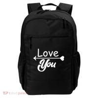 Love You Arrow Heart Backpack thumb 0