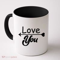 Love You Arrow Heart Coffee Mug thumb 0