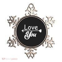 Love You Arrow Heart Ornament thumb 0