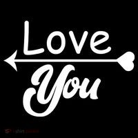 Love You Arrow Heart Ornament thumb 1
