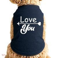 Love You Arrow Heart Doggie Tank thumb 0