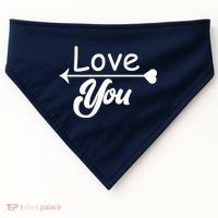 Love You Arrow Heart USA-Made Doggie Bandana thumb 0