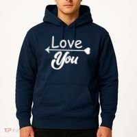 Love You Arrow Heart Hoodie thumb 2