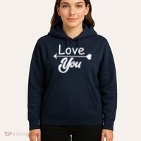 Love You Arrow Heart Hoodie thumb 5