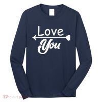 Love You Arrow Heart Long Sleeve Shirt thumb 0