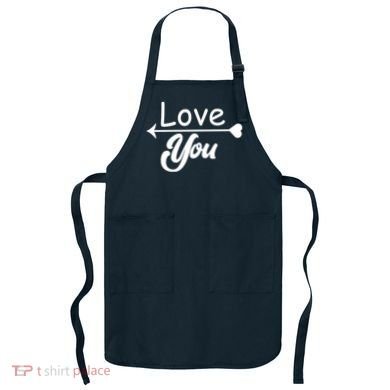 Love You Arrow Heart Apron