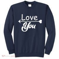 Love You Arrow Heart Sweatshirt thumb 0