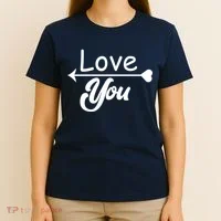 Love You Arrow Heart T-Shirt thumb 4