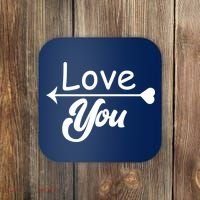 Love You Arrow Heart Coaster thumb 0