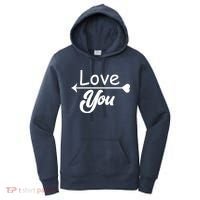 Love You Arrow Heart Women's Hoodie thumb 0