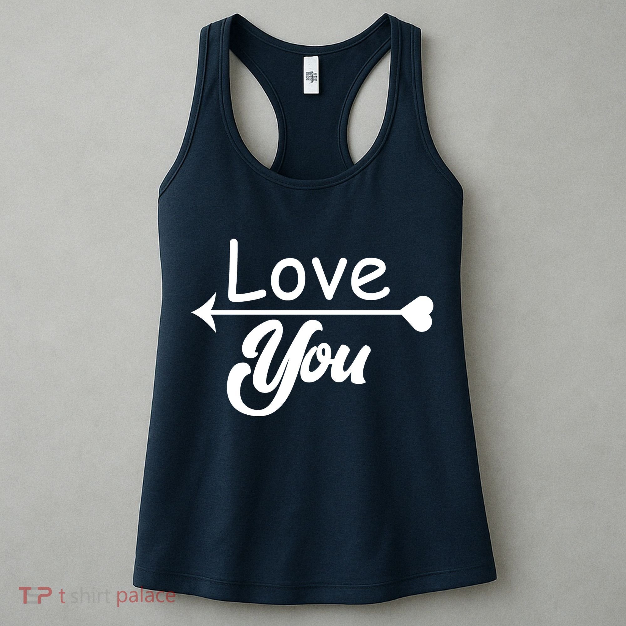 Love You Arrow Heart Women's Tank Top