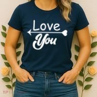 Love You Arrow Heart Women's T-Shirt thumb 2