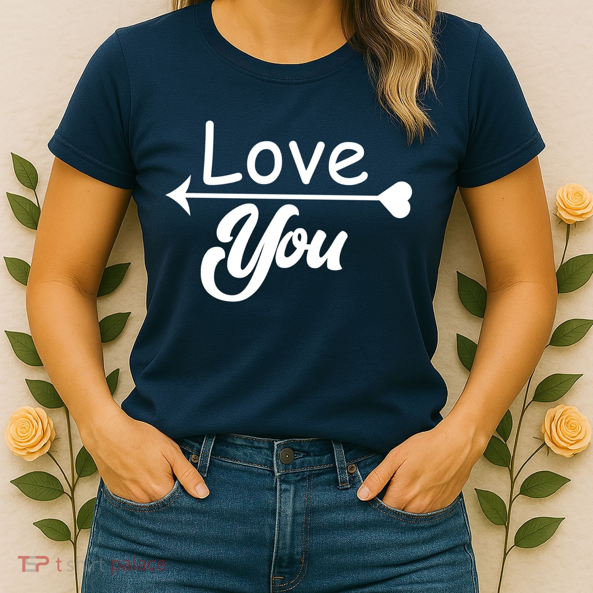 Love You Arrow Heart Women's T-Shirt