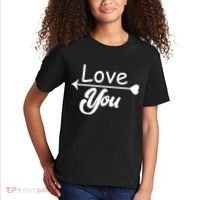Love You Arrow Heart Kids T-Shirt thumb 2