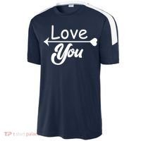 Love You Arrow Heart Sport-Tek Competitor United Soccer Jersey thumb 2