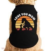 Love You Mom Dinosaur Doggie Tank thumb 0