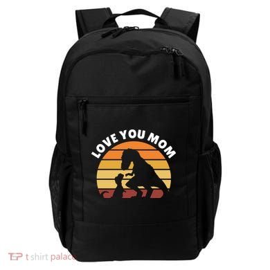 Love You Mom Dinosaur Backpack
