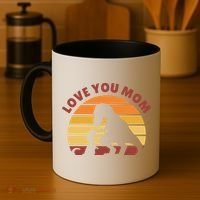 Love You Mom Dinosaur Coffee Mug thumb 4