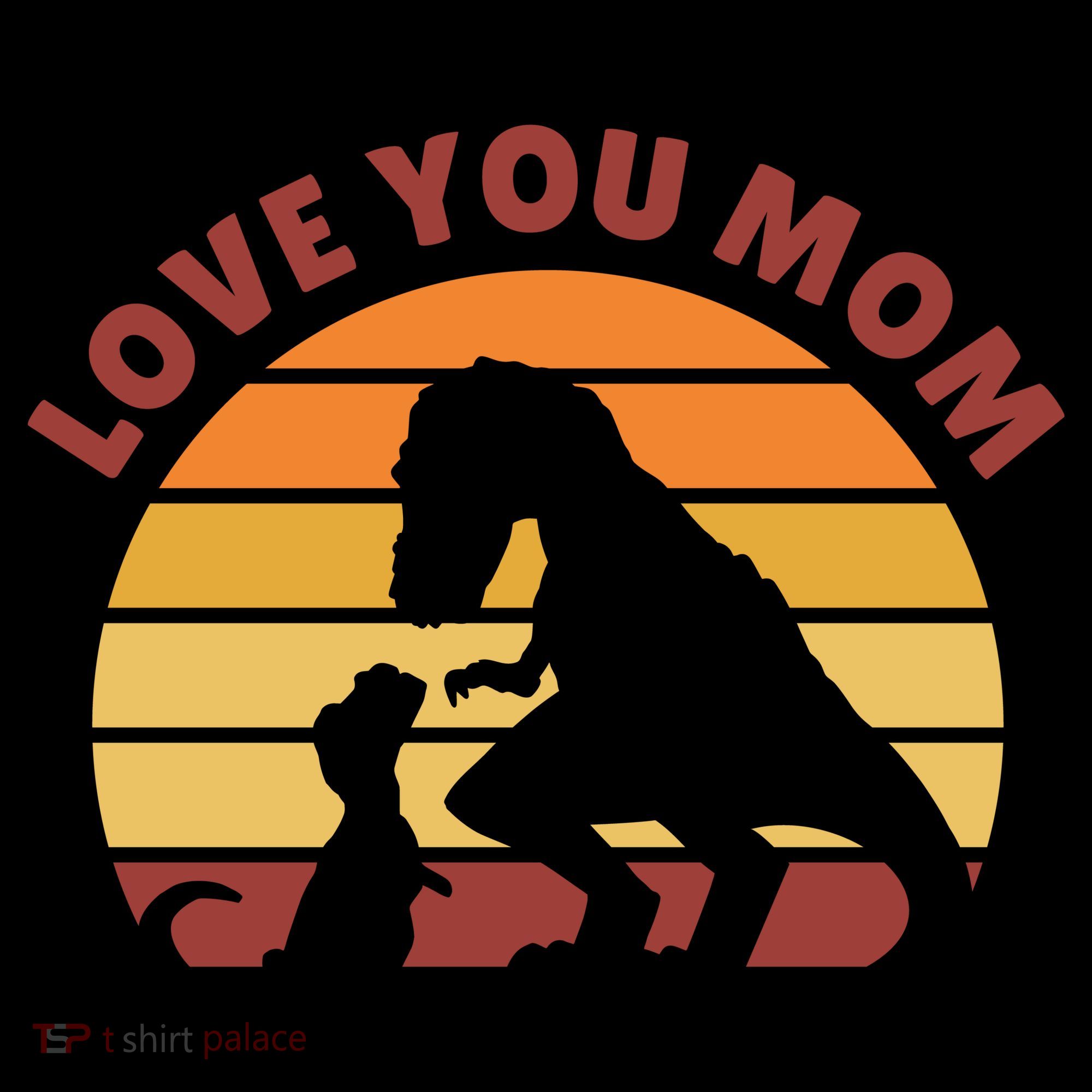 Love You Mom Dinosaur Coffee Mug