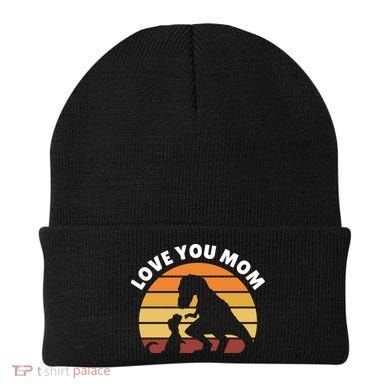 Love You Mom Dinosaur Beanie