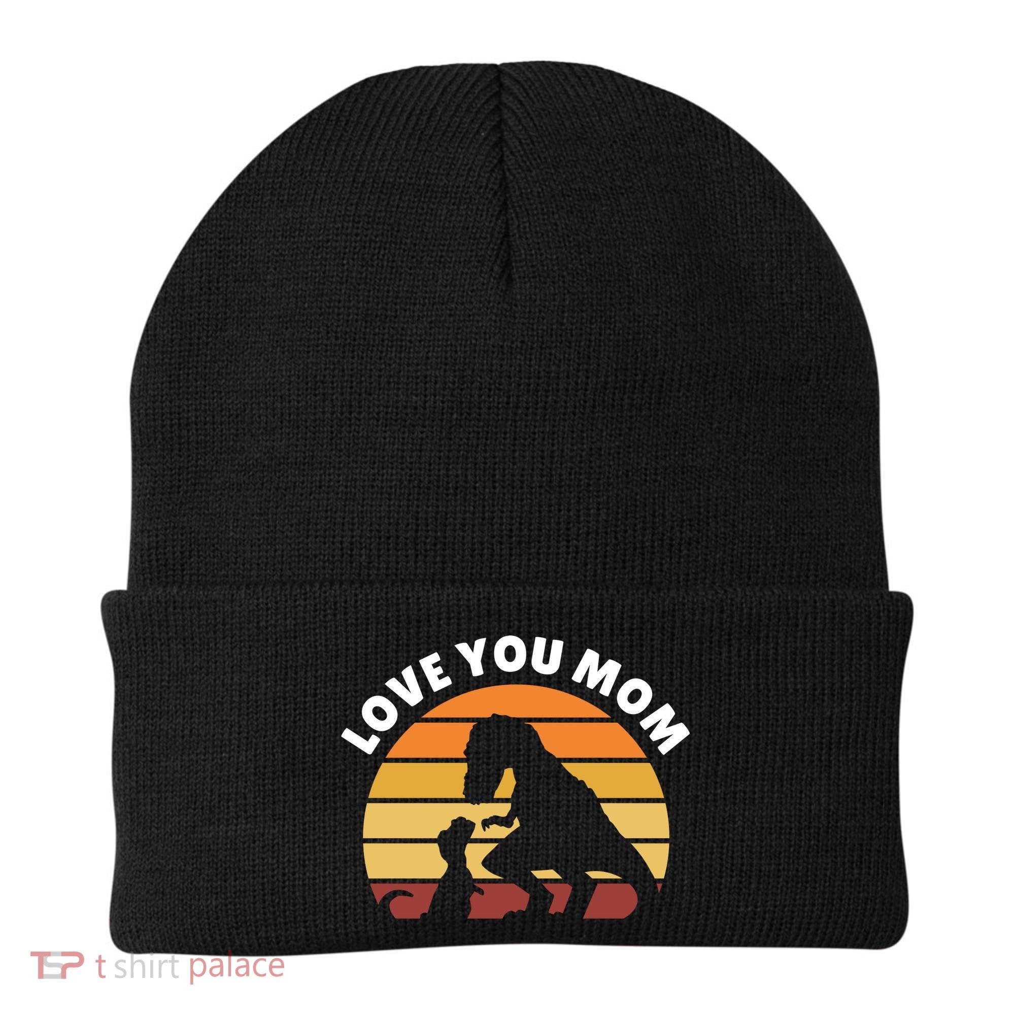 Love You Mom Dinosaur Beanie
