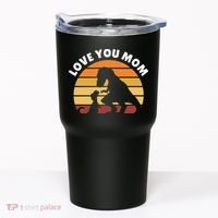 Love You Mom Dinosaur Tumbler thumb 0