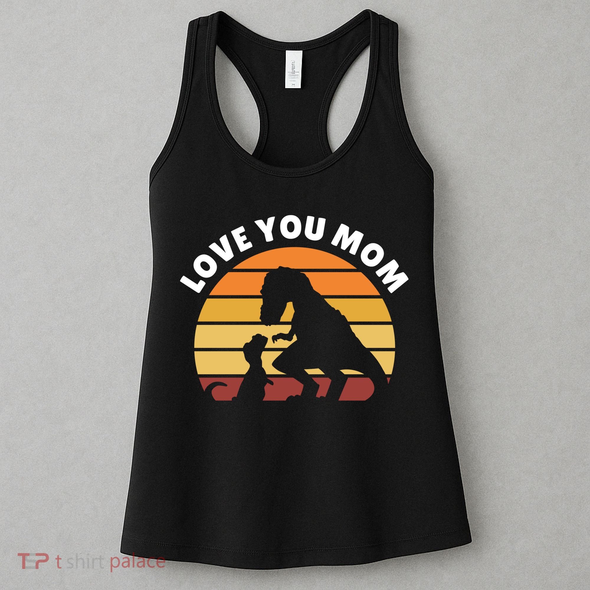 Love You Mom Dinosaur Women's Tank Top
