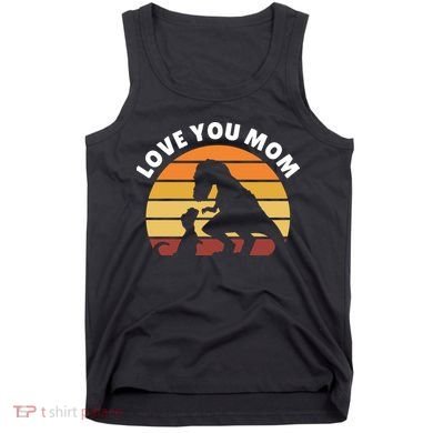 Love You Mom Dinosaur Tank Top