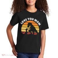 Love You Mom Dinosaur Kids T-Shirt thumb 2