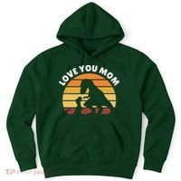 Love You Mom Dinosaur Hoodie thumb 0