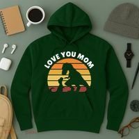 Love You Mom Dinosaur Hoodie thumb 3