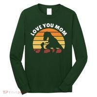 Love You Mom Dinosaur Long Sleeve Shirt thumb 0