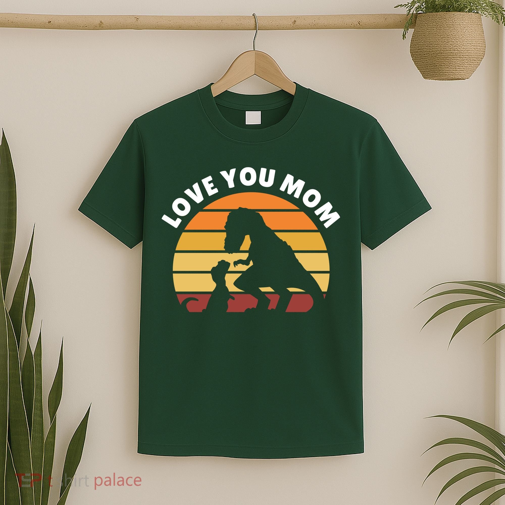 Love You Mom Dinosaur T-Shirt
