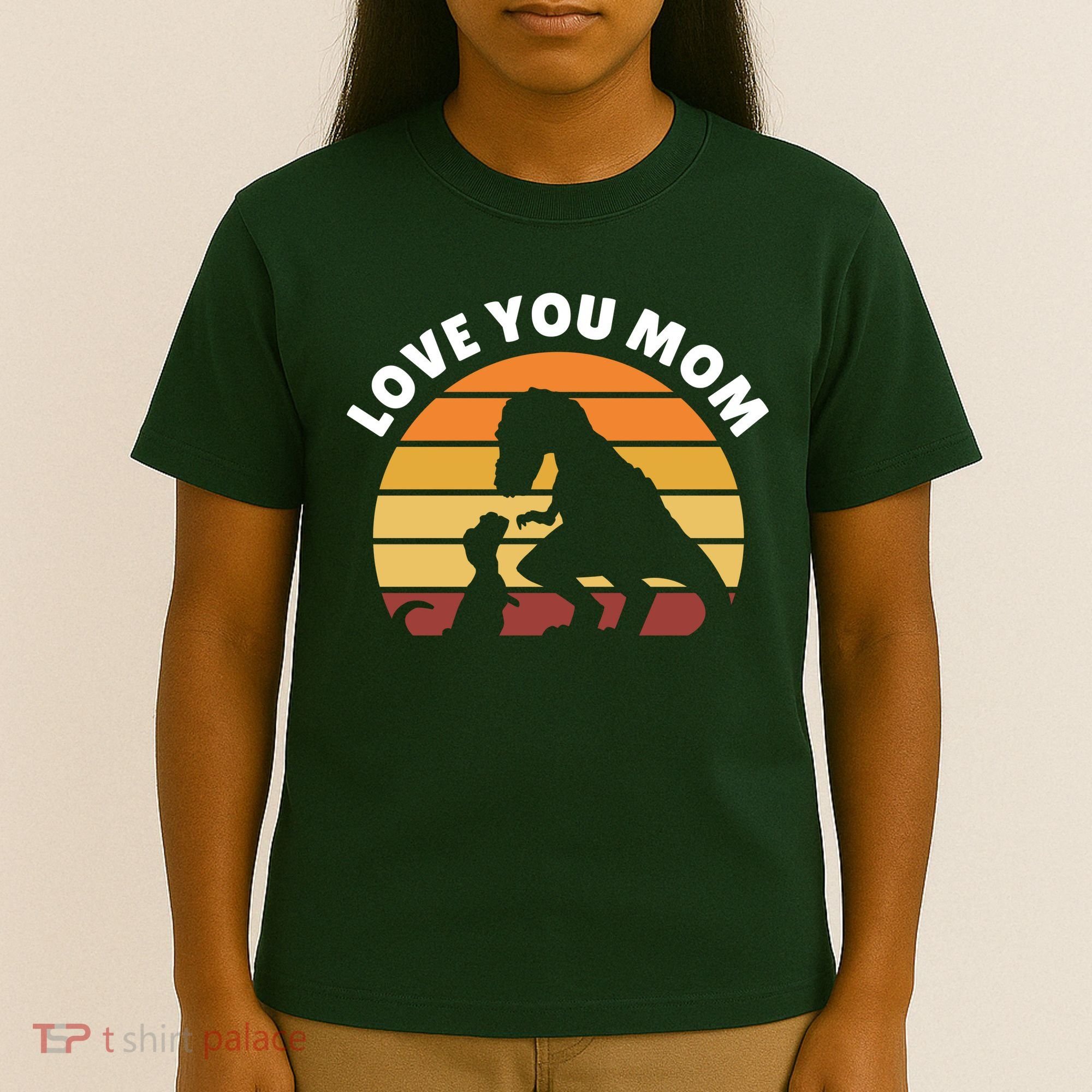 Love You Mom Dinosaur T-Shirt