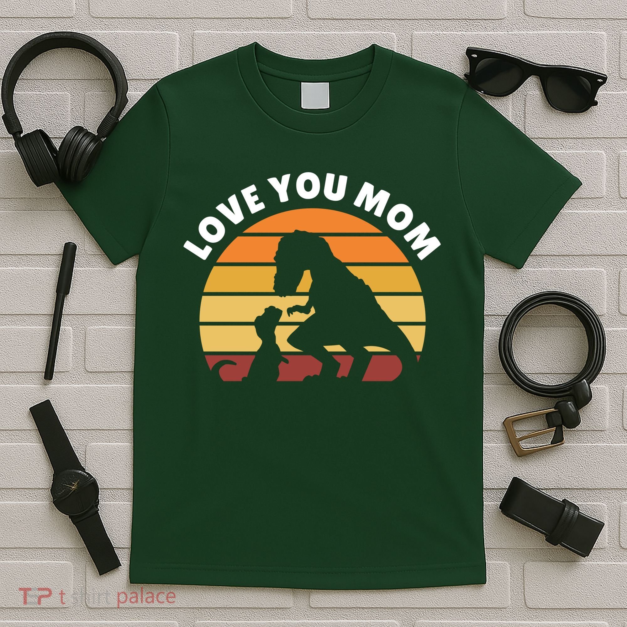 Love You Mom Dinosaur T-Shirt