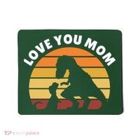 Love You Mom Dinosaur Mousepad thumb 0