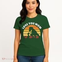 Love You Mom Dinosaur Women's T-Shirt thumb 4