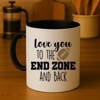 Love You To The End Zone And Back Coffee Mug thumb 4