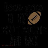 Love You To The End Zone And Back Coffee Mug thumb 5