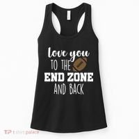 Love You To The End Zone And Back Women's Tank Top thumb 0