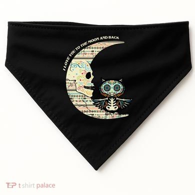 Love you to the moon and back USA-Made Doggie Bandana
