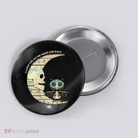 Love you to the moon and back Button thumb 0