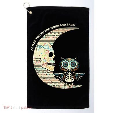 Love you to the moon and back Golf Towel