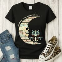 Love you to the moon and back Women's T-Shirt thumb 3